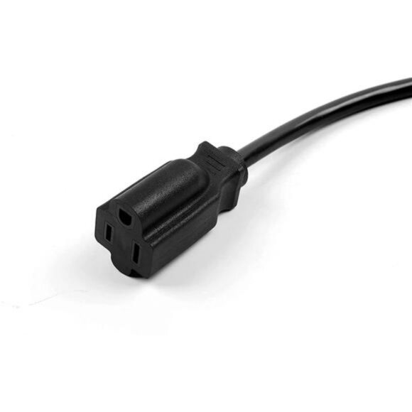 Outdoor Extension Cord 27-Foot 16AWG, 15 Amps, 125V, Maximum 1875W, Black - Picture 4 of 5